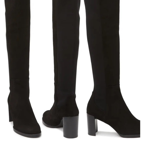 Stuart Weitzman Highjack Suede OTK boot. - Picture 4 of 14